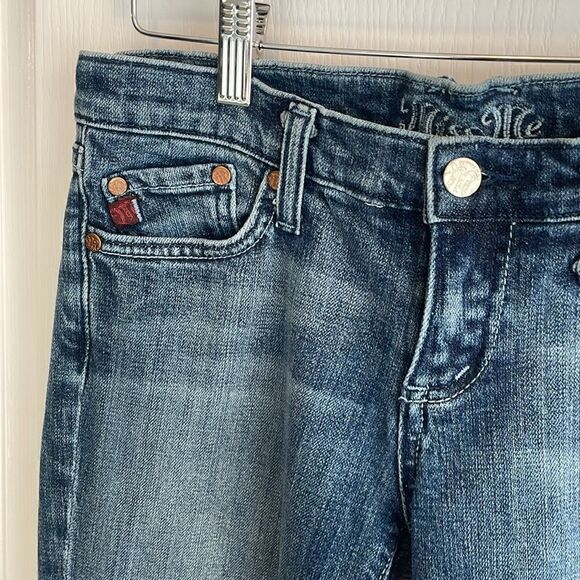 Miss Me Gabrielle Chicago B Distressed Wide Leg Bottom Jeans-28-Great Condition - Picture 8 of 11